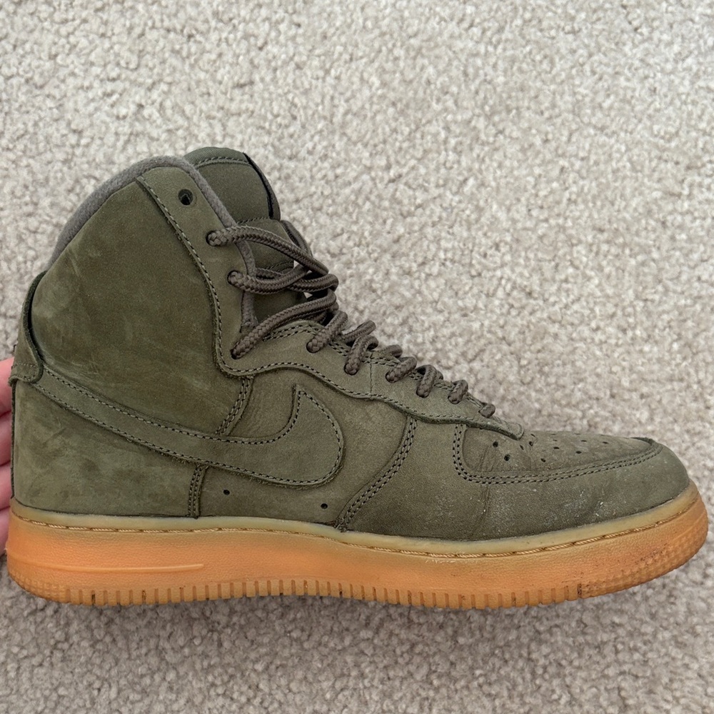 Nike Olive Green High-Top Sneakers